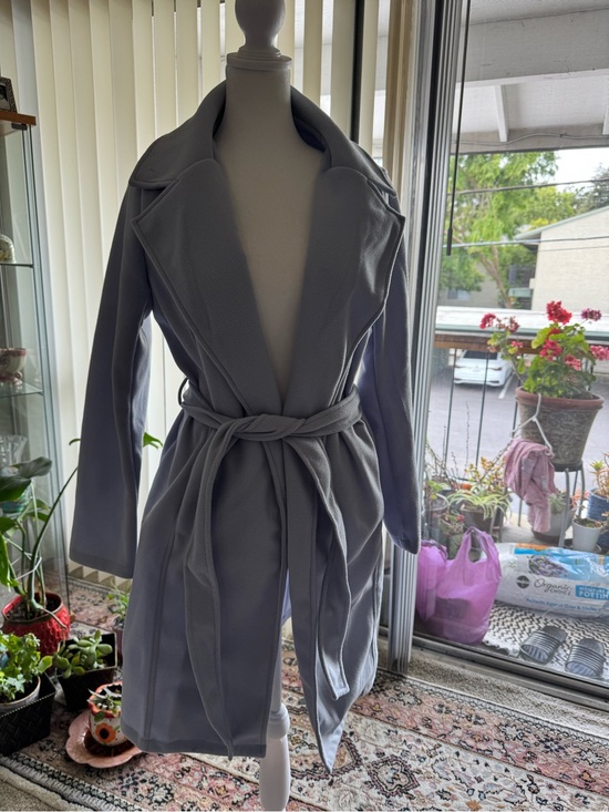 Jackets & Blazers - Overcoat light blue size extra small